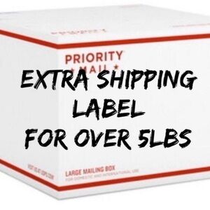 Priority Mail extra shipping amount flat rate Large Mailing Box